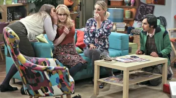The chair multicolor rocking in The Big Bang Theory S06E06