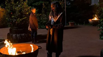 Le manteau du Roi Ezekiel (Khary Payton) dans The Walking Dead