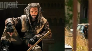 Le manteau col moutonné de Ezekiel (Khary Payton) dans The Walking Dead