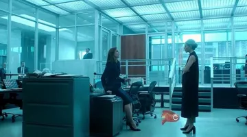 the shoes of Shelby wyatt (Johanna Braddy) in quantico