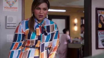 La robe de Mindy La­hiri (Mindy Ka­ling) dans The Mindy Pro­ject