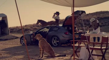 Ferrari FF Sports conducido por Malkina (Cameron Diaz) como se ve en The Counselor