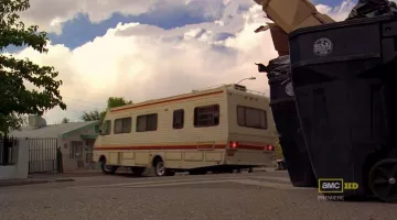 The legendary Camper Fleetwood Bounder used by Walter White (Bryan Cranston) in Breaking Bad TV series (Season 1 Episode 1)