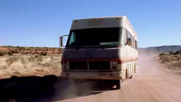 The legendary Camper Fleetwood Bounder used by Walter White (Bryan Cranston) in Breaking Bad TV series (Season 1 Episode 1)