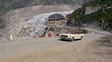 The Convertible Ford Mustang of Sean Connery in Goldfinger