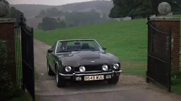 The Aston Martin V8 Vantage Volante of Timothy Dalton in The Living Daylights