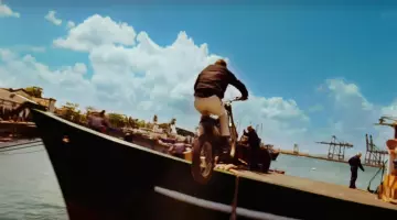 Honda Montesa Cota driven by James Bond (Daniel Craig) as seen in Quantum of Solace