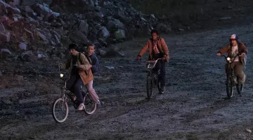 La moto de Mike Wheeler (Finn Wolfhard) en la temporada 1 de Stranger Things