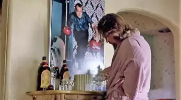 Richard Nixon Bowling at the White House Poster as seen on The Big Lebowski