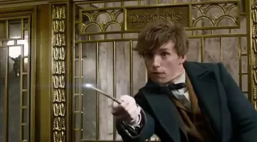 The wand light of Norbert Dragon in The fantastic animals