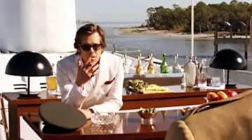 La lámpara del yate del Doctor Shaw (Kevin Bacon) en Xmen The Beginning