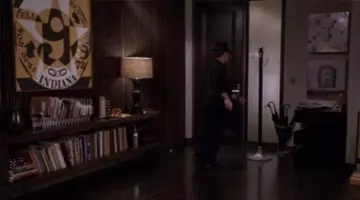 The print Indiana State University in Nick (Mel Gibson) in What women want