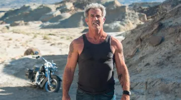 The Harley Davidson motorcycle of John Link (Mel Gibson) in Blood Father