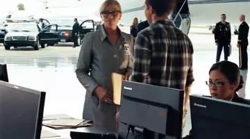 The screen Lenovo used by Sam Witwicky (Shia Leboeuf) in Transformers 3