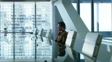 The chair on which waits for Cade Yeager (Mark Wahlberg) in Transformers 4