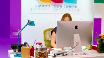 The iMac of the hostess of the host of Smart Consumer in Target