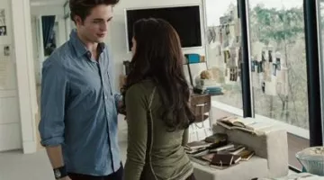 The wooden chair seen in the house of the familel Cullen in Twilight, chapter 4 : Revelation Part 1