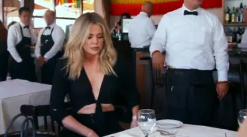 The blouse Khloe Kardashian in Keeping Up with the Kardashians