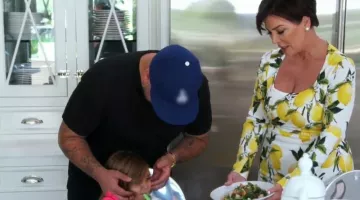 The dress from dolce & Gabbana Kris Jenner in Keeping up with the Kardashians