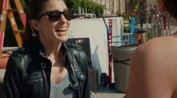 The leather jacket by Rachel Goldberg (Shiri Appleby) in Unreal