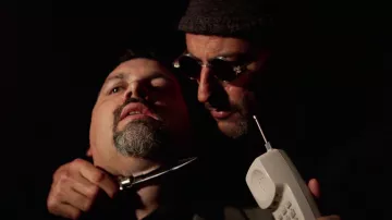 Junior Gaultier Sunglasses worn by Leon (Jean Reno) as seen in Leon the professional