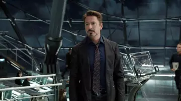 Polka dot silk tie worn by Tony Stark (Robert Downey J. in Marvel's The Avengers