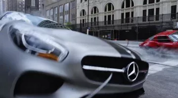 Roman Pierce (Tyrese Gibson) Mercedes AMG en Fast & Furious 8