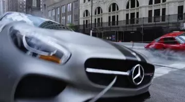 Roman Pierce (Tyrese Gibson) Mercedes AMG en Fast & Furious 8