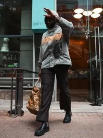 Veste à capuche Kolor Green & Beige Stripe portée par Jaylen Brown sur le compte Instagram @celtics