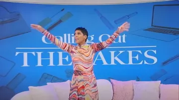 Marie Oliver Eloise Top worn by Tamron Hall as seen in Tamron Hall Show on October 31, 2024