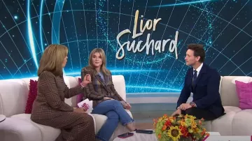 Veronica Beard Maxine Maxi Jupe Maxi à carreaux portée par Hoda Kotb comme on le voit dans Today with Hoda & Jenna le 7 novembre 2024