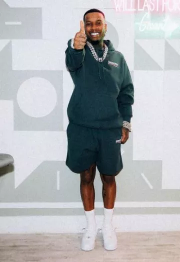 Niké Air Force 1 Low Blanc porté par Tory Lanez sur le compte Instagram @torylanez