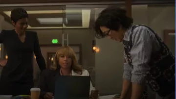 BDG Granny Square Vest worn by Daniel Kim (Tim Jo) as seen in Reasonable Doubt (S02E09)