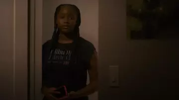 Wild Fable Malibu Hills Tee worn by Naima Stewart (Aderinsola Olabode) as seen in Reasonable Doubt (S02E09)