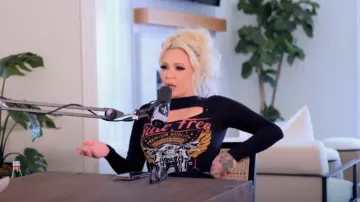 Fashion Nova Ride Out Graphic Top worn by Bunnie XO as seen in Jersey Shore: Family Vacation (S07E25)