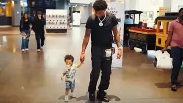 Nike Air Force 1 Low Triple Black worn by Yungeen Ace in Yungeen Ace - Used To This (Official Music Video)