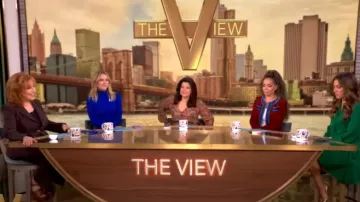 Gucci Interlocking G Cutout Platform Sandal worn by Joy Behar as seen in The View on November 8, 2024