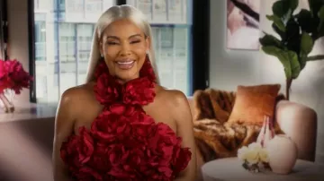 Fashion Nova Evelyn Flower Bandage Midi Dress worn by Mia Thornton as seen in The Real Housewives of Potomac (S09E06)