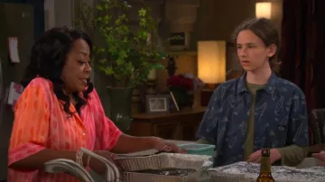 Quiksilver Boy's Where Is My Board Short Sleeve worn by Grover Johnson (Hank Greenspan) as seen in The Neighborhood (S07E04)