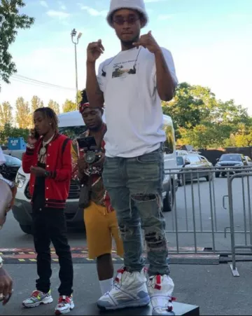 Nike Mars Yard x Tom Sachs Moon Boots worn by Slim Jxmmi on the Instagram account @slimjxmmi