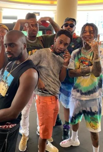 Jordan 1 Retro High Nigel Sylvester worn by Slim Jxmmi on the Instagram account @slimjxmmi