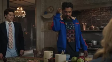 Pacman Namco Atari Pac-Man Official T-Shirt worn by Jay Arondekar (Utkarsh Ambudkar) as seen in Ghosts (S04E04)