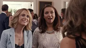 Outfits of Bridesmaids: Lillian (Maya Rudolph) wears Ctreela Party Sequin Jacket in the movie