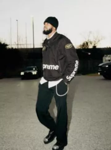 Gorro Chrome Hearts Black Plus Cross Patch usado por Rashod Bateman en la cuenta de Instagram @ravens