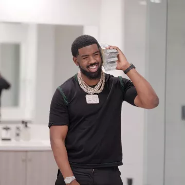 Richard Mille Yohan Black Black & Green usado por Tion Wayne en la cuenta de Instagram @tionwayne