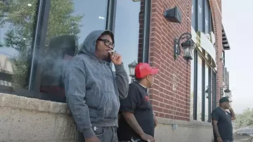 Saint Laurent Black Rectangle Sunglasses worn by Young Nudy in Young Nudy - Right Now (Official Video)