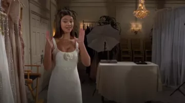 Likely Maeve Rosette Mini Dress worn by  Electra Forrester (Laneya Grace) as seen in The Bold and the Beautiful on November 11, 2024