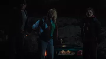 Cárdigan de lana Cos Argyle usado por Eva Garvey (Sharon Horgan) como se ve en Bad Sisters (T02E01)