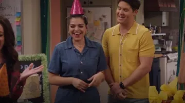 Levi's Short Sleeve Heritage Jumpsuit worn by Mayan (Mayan Lopez) as seen in Lopez vs Lopez (S03E04)