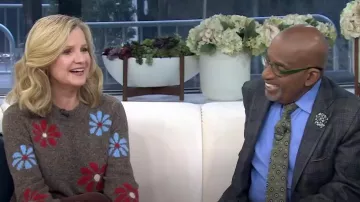 Rails Anise Floral Crewneck Sweater worn by Bonnie Hunt as seen in Today on November 12, 2024